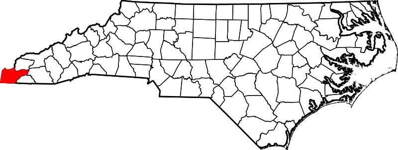 Cherokee NC map