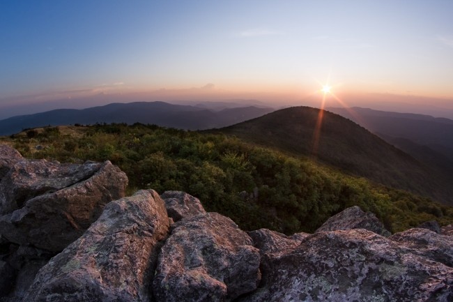 Whitetop mountain in VA