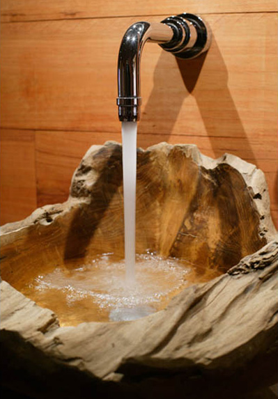 Rustic sink