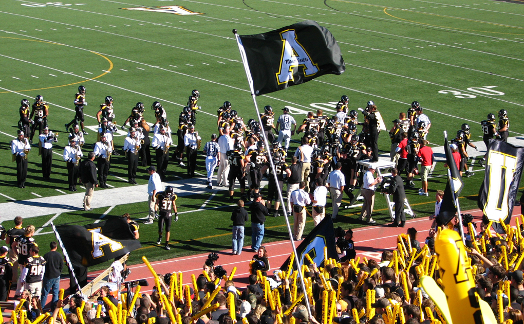 Appalachian State University has a large presence in Boone