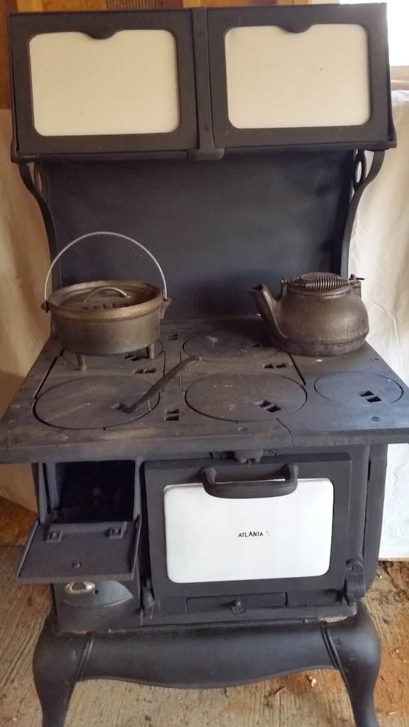an authentic Appalachian wood cook stove